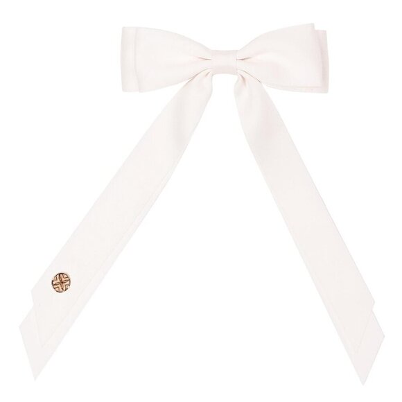 Hair Bow for Women Gold Logo Clip-In Hair Accessories for Adults Classic